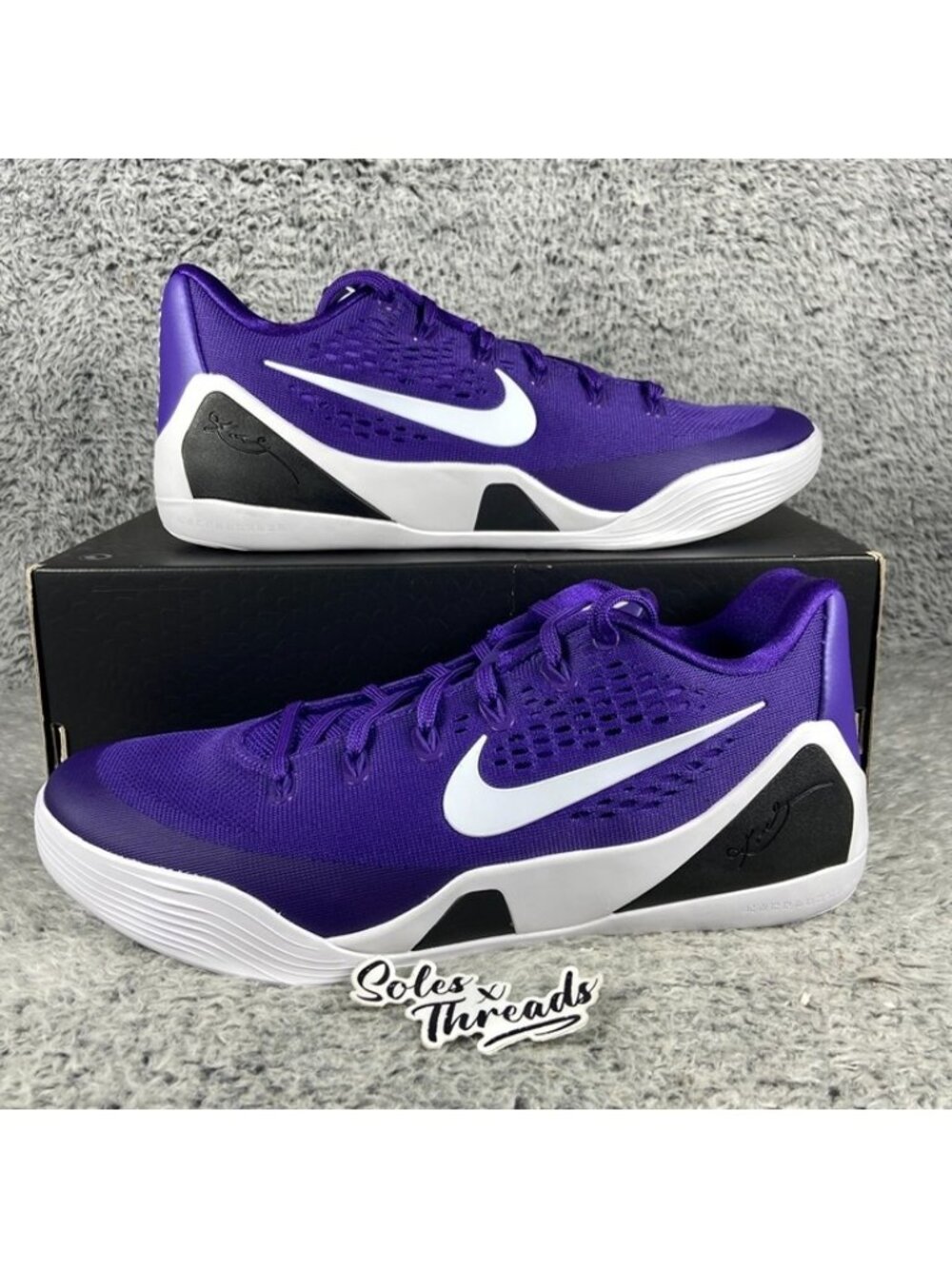 Nike Kobe IX Elite Low EM Protro TB Court Purple Size 11 Men IH5095-500